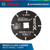 Bosch X-LOCK Carbide Multi Wheel 125mm